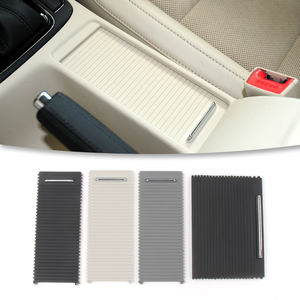 Pour Volkswagen Skoda Superb 2009-2015 accessoires de voiture intérieur Console <span class=keywords><strong>centrale</strong></span> rouleau store obturateur boisson eau support de verre couverture - Product Image 2