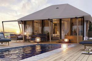 Carpa de Safari Ecológica con Estructura de Madera Natural Sólida y Lona Segura, con Terraza, para Glamping en Resorts Ecológicos - Product Image 2