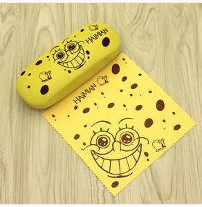 JH Kính Trẻ Em Dễ Thương Trẻ Em Kính Mắt Trường Hợp Phim Hoạt Hình Mô Hình Làm Sạch Vải Kho Bán Buôn Sắt Cứng Kính Trường Hợp - Product Image 5