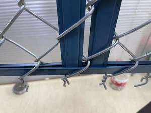 Clôture <span class=keywords><strong>de</strong></span> confidentialité en mailles <span class=keywords><strong>de</strong></span> chaîne composite galvanisée revêtue <span class=keywords><strong>de</strong></span> PVC <span class=keywords><strong>de</strong></span> haute qualité avec lattes - Product Image 5