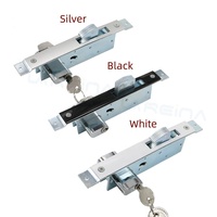 Accessoires de porte et de fenêtre de haute qualité, fabrication chinoise, vente en gros, serrure de porte coulissante en aluminium, serrure MICO, crochet de verrouillage, loquet