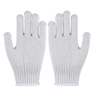 Gants en coton blanc Gants de sécurité industrielle Gants de protection des mains - Product Image 3