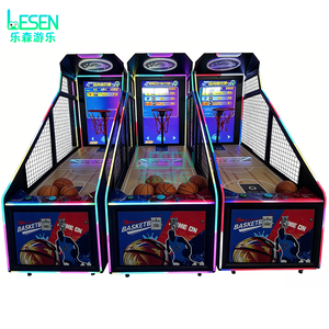 Macchina Arcade da Basket con Schermo LED, Gioco a Moneta con <span class=keywords><strong>Classifica</strong></span> Punteggio, Gioco di Basket da Strada con Canestro - Product Image 3