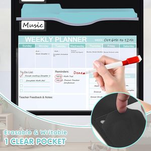 8 Pockets Hanging Wall <b>File</b> <b>Organizer</b> 15 Inch Extra Wide Pocket Chart For Classroom Office Home Mail <b>Organizer</b> Wall Mounted - Product Image 4