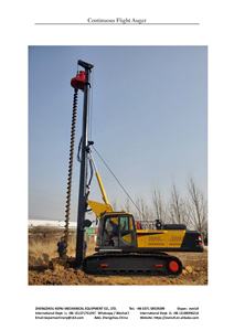 Zelfrijdende Hydraulische <span class=keywords><strong>Cfa</strong></span> Lange Spiraal Roterende Boren <span class=keywords><strong>Rig</strong></span> Continue Vlucht Vijzel, <span class=keywords><strong>Cfa</strong></span> Stapelen <span class=keywords><strong>Rig</strong></span> - Product Image 6