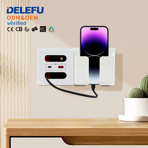 Phổ Ổ cắm thông minh với dòng sạc 20W nhanh phí USB C cổng PC điện tường Bảng điều khiển, điện thoại di động sạc Loại C Outlet - Product Image 2