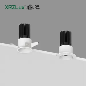 XRZLux profondo antiriflesso pannocchia Led da incasso in alluminio 10W faretto da soffitto impermeabile IP44 ETL Led faretto