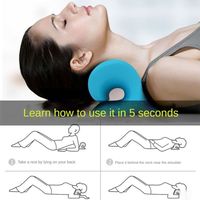Oreiller de massage portable pour le cou et les épaules, technique à rabat, en EVA, soulagement de la douleur, vente chaude