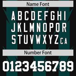 Camiseta de Fútbol Americano Personalizada con Diseño de Rayas y Grafiti en Negro y Verde Medianoche - Product Image 4