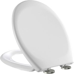Couvre-siège de toilette rond <span class=keywords><strong>en</strong></span> plastique PP pour <span class=keywords><strong>WC</strong></span> <span class=keywords><strong>en</strong></span> céramique, abordable, avec fermeture amortie, couleur personnalisable, accessoire sanitaire pour salle de bain - Product Image 6