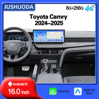 Carplay pour Toyota Camry 2024-2025 Autoradio Android Navigation GPS Lecteur multimédia DVD Écran de voiture 16 pouces Système audio de voiture