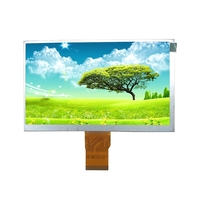 7 pulgadas TFT LCD 1024*600 IPS all-view RGB interfaz 1000 Módulo de pantalla de visualización Lcd Brillante