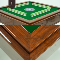 Table à fonctions multiples à domicile classique très brillante avec table de jeu de Mahjong US carrée automatique