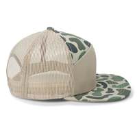 Gorra de béisbol Snapback 168 personalizada de 7 paneles de camuflaje verde con logotipo bordado modelo ODM para deportes directo de la fábrica de Vietnam