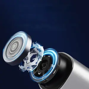 3D điện người đàn ông của có thể giặt có thể sạc lại máy cạo râu râu tông đơ cầm tay điện Râu Máy cạo râu