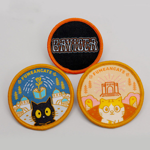 Custom Fabric Embroidered Patch Badges <strong>Velcro</strong> Sew/<strong>iron</strong> on Embroidery Patches Clothing Woven Patch - Product Image 6