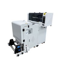 A3 DTF Printer 35cm XP600 kecepatan tinggi untuk kaus & jersey pengocok bubuk otomatis mesin cetak tekstil Laminator