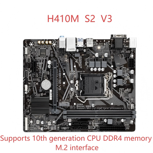 H410M S2H เมนบอร์ดสำหรับเล่นเกม DDR4 <span class=keywords><strong>V2</strong></span> LGA1200รองรับ Intel CPU เจนเนอเรชัน10th 64 GB ช่องสัญญาณคู่ SATA Micro-ATX Desktop PC VGA ใหม่ - Product Image 6