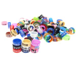 Anneaux antidérapants en silicone de couleurs assorties en gros, anneaux de préhension décoratifs en caoutchouc pour cannes à pêche, poignées et outils d'extérieur - Product Image 3