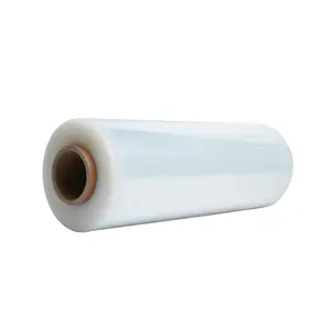 Plastic Packaging Power Stretch Film 50cm PE Transparent Pvc Film Moisture Proof Soft Stretch Wrap Film