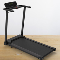CHOOYOU Nouveau Tapis de Course Électrique Domestique Pliable avec Verrou de Sécurité, Inclinaison Manuelle, Programme d'Exercice et Plateforme Compacte
