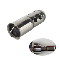 Silencieux DB Killer à insert amovible argenté pour tuyau de silencieux de 51mm Yamaha