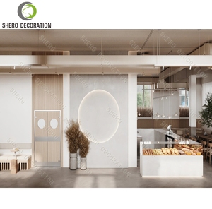 Muebles de Diseño para Cafetería de Lujo Ligero y de Buena Calidad, Estilo Moderno para Cafetería, Diseño de Cafetería de Té - Product Image 1