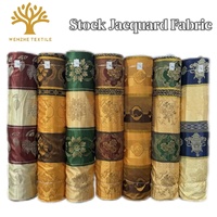Expédition Rapide Tissu Jacquard Teint Respirant pour Rideaux 280 GSM Stock Prêt Textile Priorité pour Commandes Urgentes