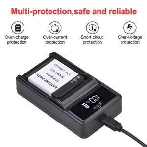 <span class=keywords><strong>Chargeur</strong></span> unique USB LED AHDBT-002 AHDBT-001 pour GoPro HD Hero 1 2, Hero1 Hero2, Motorsports Surf, caméra de sport extérieure 960 - Product Image 4