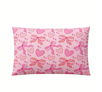 Sacs d'expédition mignons en forme de cœur avec nœud, sacs d'emballage imperméables pour colis de boutique et cadeaux