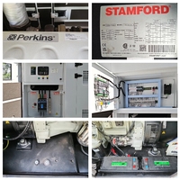 Groupe Électrogène Silencieux Perkins Standby 360 kW 450 kVA avec Moteur Diesel 2206C-E13TAG3 en Stock avec Alternateur Stamford Expédition Immédiate
