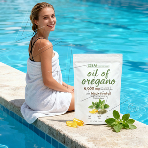 Cápsulas Blandas de Aceite de Orégano y Aceite de Semilla Negra de Alta Potencia para la Salud Intestinal y Respiratoria - Product Image 2