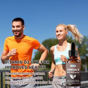 Gouttes <span class=keywords><strong>de</strong></span> vitamine D3 K2 OEM avec <span class=keywords><strong>huile</strong></span> <span class=keywords><strong>de</strong></span> noix <span class=keywords><strong>de</strong></span> <span class=keywords><strong>coco</strong></span> pour les os adultes et les niveaux d'énergie - Product Image 5