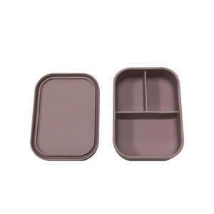 Compartment Easy to Clean BPA Free Portable Custom Leakproof Silicone Bento Lunch Box
