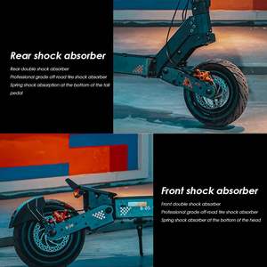 Trottinette électrique Kukirin G4 11 pouces, moteur 2000 W, batterie 60V 20Ah, <span class=keywords><strong>autonomie</strong></span> 75 km, pour le <span class=keywords><strong>travail</strong></span>, les trajets courts, tout-terrain - Product Image 3