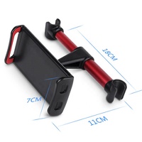 Lazy Bracket Dudukan Malas Dudukan Ponsel Tablet Belakang Kursi Mobil untuk Pemegang Tablet EBook DVD GPS 4-11 Inci