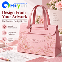 Sac cadeau en cuir recyclable de luxe avec fermeture à rabat, texture musculaire, pour artisanat et cadeaux (OEM)