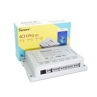 Sonoff 4CH Pro R2 스마트 Wifi 스위치 4 갱 라이트 스위치 433MHz RF 원격 Wifi 릴레이 Ewelink APP Alexa Google home