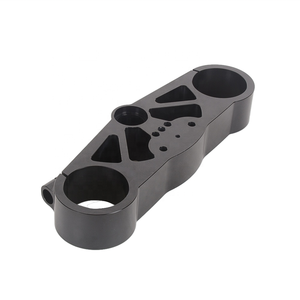 Chất lượng cao giá rẻ tùy chỉnh CNC các bộ phận công cắt/phay/quay/Anodized Xe Đạp/Xe Máy Ba Cây kẹp ngã ba - Product Image 1