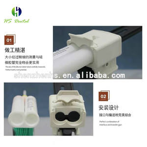 Pistola di miscelazione dentale 50ml 1:1 di Silicone dentale impressione Dispenser pistola composita per dentista - Product Image 4