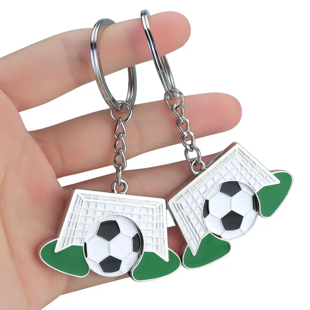 2024 latest Creative Euro Souvenirs Football Keychain Schoolbag Pendant Token Buckle Fans Souvenir Gift