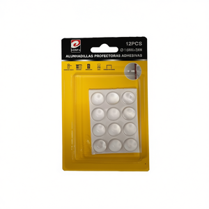 ERP Klebende Schutz-PVC-Pads 16mm X 8mm 12 Stück Modell 07717 CN für Möbel-Polsterung - Product Image 1