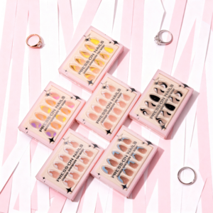 <span class=keywords><strong>Faux</strong></span> <span class=keywords><strong>ongles</strong></span> en PMMA acrylique à pression, forme amande, ligne irrégulière, vente en gros, étiquette privée, livraison directe - Product Image 4