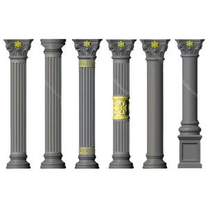 Hot Bán Nhựa ABS Đúc Trong Nơi Bê Tông La Mã Cột Trụ Cột Khuôn Vòng Cột Ván Khuôn Cho Nhà Xây Dựng Bài Trang Trí - Product Image 5