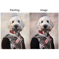 Cadeau pour les amoureux des animaux, portrait de chien personnalisé à partir de photo, peinture à l'huile réaliste, peinture à la main, art sur toile pour la décoration murale du salon