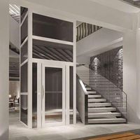 Ascenseur de passagers sans cabine OEM ODM pour 6 personnes, utilisation intérieure-extérieure pour appartement