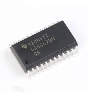 CD4067BM96โมดูลวงจรรวม1:16 16ช่องสัญญาณอนาล็อกมัลติเพล็กเซอร์ SOIC-24 demux โมดูลวงจรรวมแบบ single-ended สำหรับการกำหนดเส้นทางสัญญาณ - Product Image 1