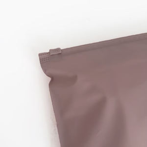 Luxury Taupe Zipper Bags - Custom Light Coffee Color Bags with Zipper for <b>Garments</b> for Sportswear Jeans Shirts Hoodies - Product Image 4