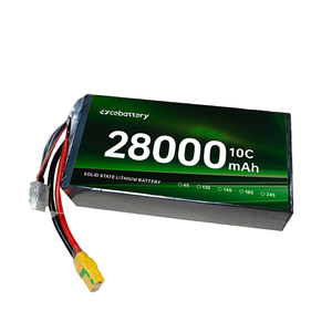 Batterie semi-solide personnalisée 307 Wh/kg 28000 mAh 6S/12S/18S 23,7 V/47,4 V/71,1 V 10C certifiée CE, 1000 cycles pour - Product Image 1