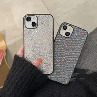 Coque de téléphone souple avec paillettes brillantes pour Iphone 15 14 11 12 13 Pro 7 8 Plus X XS XR MAX SE MiNi Housse arrière Capa